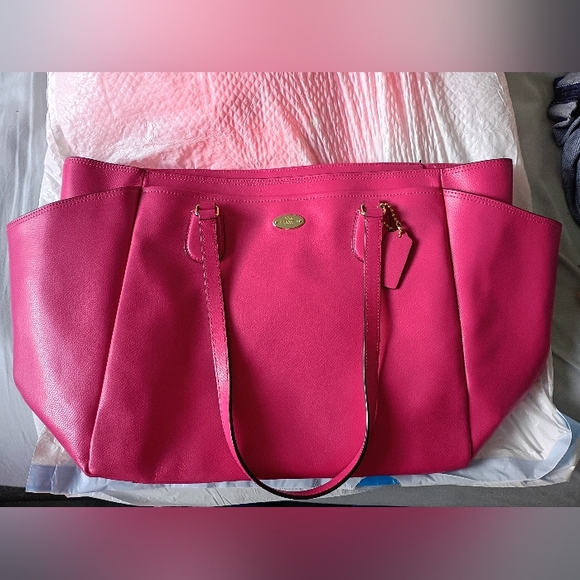 Coach Pink Tote Bag - Picture 1 of 10